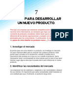 7 Pasos Para Desarrollar Un Nuevo Producto