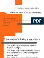 Lecture 2 Role of Theories in Research