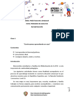 Clase 1 Epja - Primaria - Alfabetización - PDL - Rev