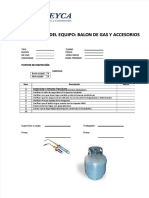 PDF Check List de Balon de Gas