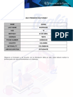 FORMAT- Self Presentation