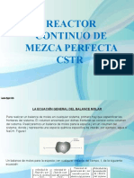 Reactor continuo de mezcla perfecta (CSTR