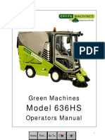 Green Machines Model 636HS Operators Manual