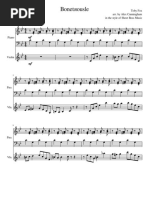 Bonetяousle: Toby Fox arr. by Alex Cunningham in the style of Sheet Boss Music  = 150