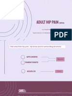 Adult Hip Pain (Ortho) Wada