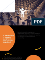 Manners and Etiquette of A Salesperson: Author: Lynee' Tate-Baker Professional Development Spring 2021