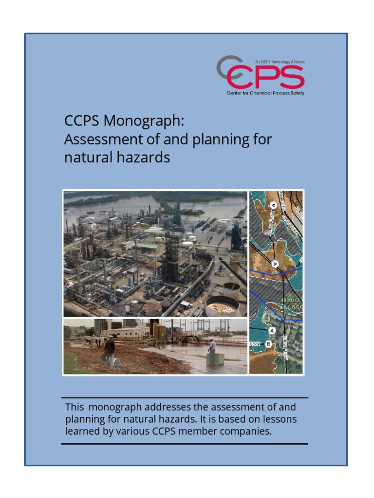 CCPS Assessment of and Planning For Natural Hazards PDF Flood