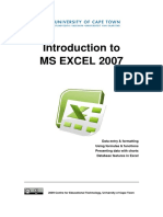 CET MS Excel 2007 Training Manual v1.1