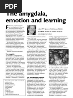 The Amygdala, Emotion and Learning