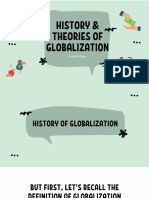 History and Theories of Globalization