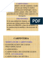 Carpinteria y Ebanisteria