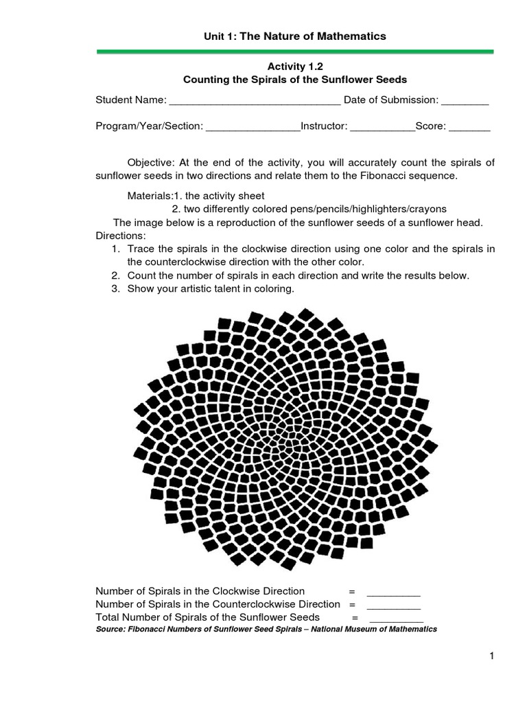 Unit 1:: The Nature of Mathematics | PDF