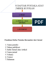 Penulisan Daftar Pustaka