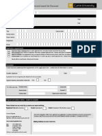 Replacement Award Application