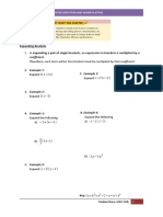 4 Algebraic Representation & Manipulation