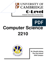 Computer Science 2210 Notes