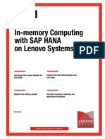 sg248086 In-Memory Computing With SAP HANA On Lenovo Systems