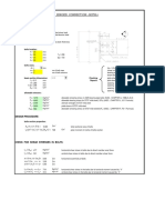 Beam To Column (Flange) Hinged Connection - Bcfh-1: Design Data