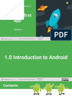 01.0 Introduction To Android