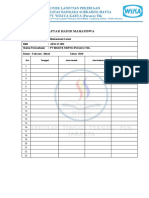 Daftar Hadir Faisal