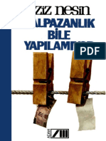 Aziz Nesin Kalpazanlık Bile Yapılamıyor Adam Yayınları