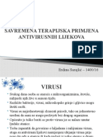 Savremena Terapijska Primjena Antivirusnih Lijekova