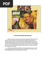 Fight Club Exercise Guide E Book