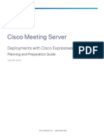 Cisco Meeting Server Deployment Planning and Preparation With Expressway Guide