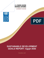 Sustainable Development GOALS REPORT: Egypt 2030: November 2018