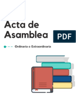 Acta de Asamblea