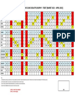 Jadwal Maret April