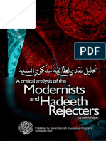A Critical Analysis of the Modernists and Hadith Rejecters