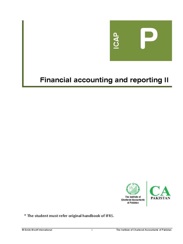 Caf 7 Far2 ST | PDF | International Financial Reporting Standards ...