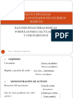 TEMA N°3 Razones Financieras