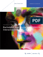Bachelor of Arts (Digital Experience and Interaction Design)