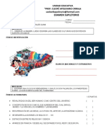 Sociales Examen Supletorio Primero 2020-21