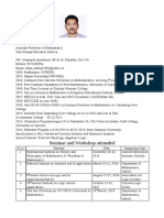 MATHEMATICS PROFESSOR CV