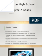 Britton High School Chapter 7 Gases Chemistry Lessons