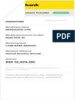 Duitnow - Instant Transfer Duitnow - Instant Transfer: RM 12,474.00 RM 12,474.00