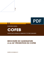 Brochure 42e Promotion Du COFEB