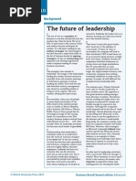 The Future of Leadership: Reading File 10