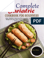 Shorna, Anna S. - The Complete Bariatric Cookbook For Beginners - Easy, Healthy & Delicious Recipes To Eat Well & Keep The Weight Off, Easy Meal Plans and Recipes For Every Stage of Bariatric Surgery