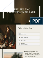 The Life Ang Conversion of Paul