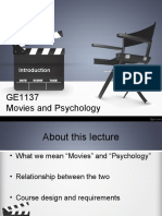 GE1137 Movies and Psychology