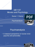 GE1137 Movies and Psychology: Scene 1: Drama Psychoanalysis