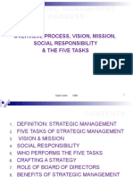 Strategic Management Process: Vision, Mission & 5 Tasks