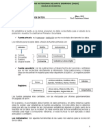 Recolección y organización de datos estadísticos en la UASD