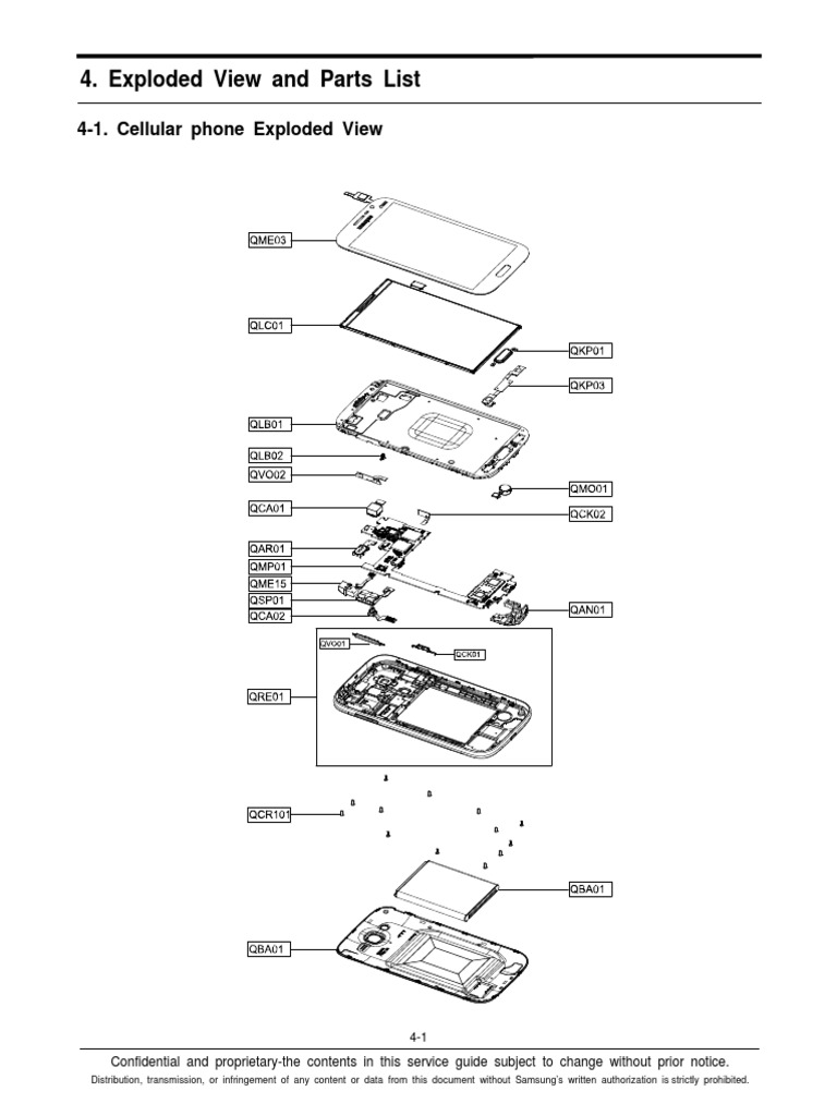 Exploded View and Parts List | PDF