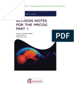 Revision Notes For The Mrcog Part 1 Oxford Specialty Training Revision Texts PDF Downloaddocx Compress