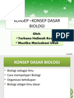 Konsep Dasar Biologi